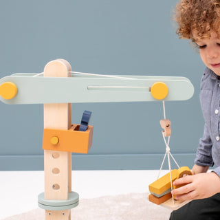 Wooden Construction Crane