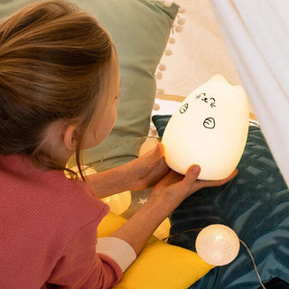 Lucky Cat Silicone Lamp - White