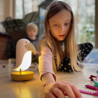 Lamp with Speaker - Pink Bird