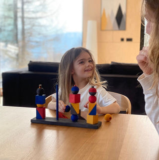 Montessori-inspired Modern Stacking Toy Modern X