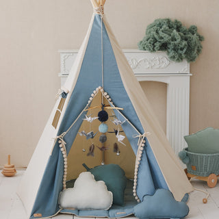 Teepee Tent - Jeans With Pompoms