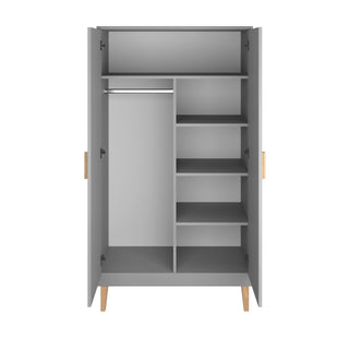 Wardrobe Kubi - Grey